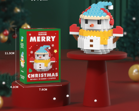 Christmas Themed Building Blocks