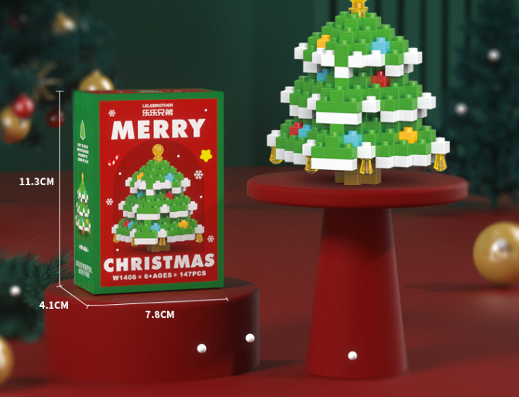 Christmas Themed Building Blocks