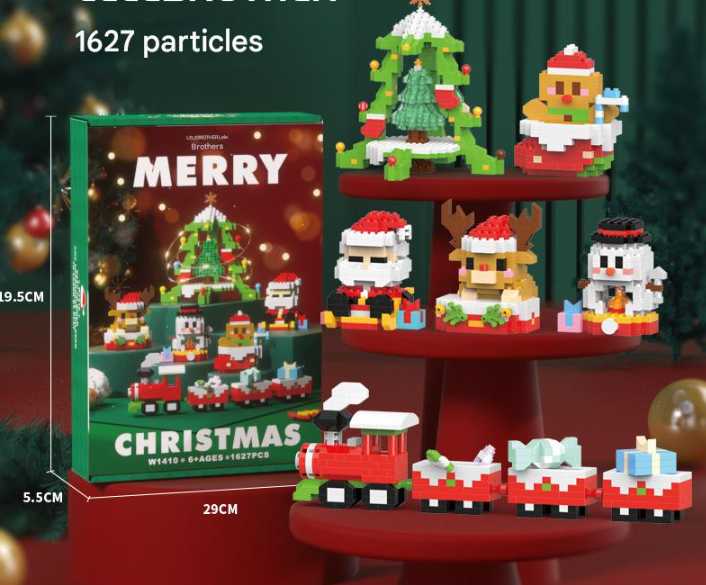 Christmas Themed Building Blocks