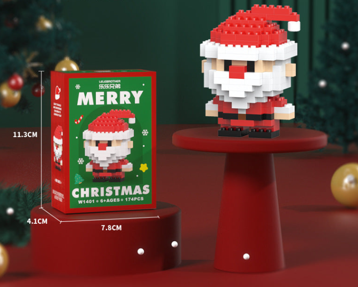 Christmas Themed Building Blocks