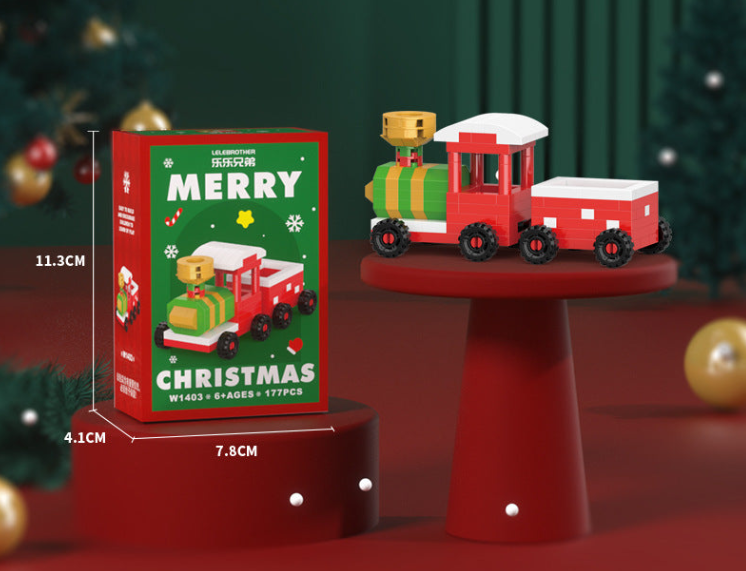 Christmas Themed Building Blocks