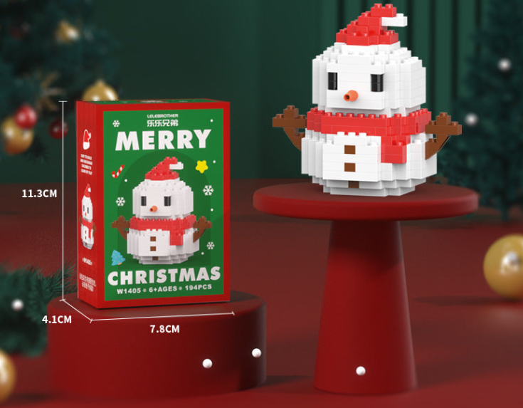Christmas Themed Building Blocks