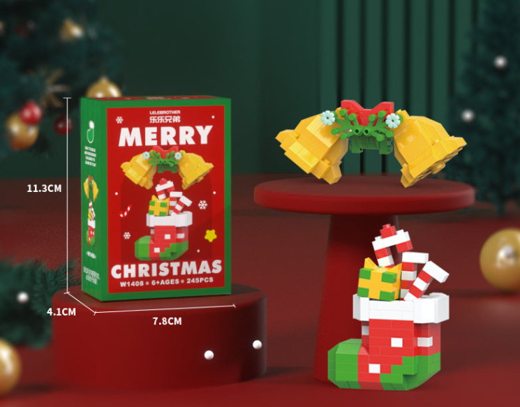 Christmas Themed Building Blocks