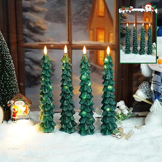Christmas Tree Flameless Candle