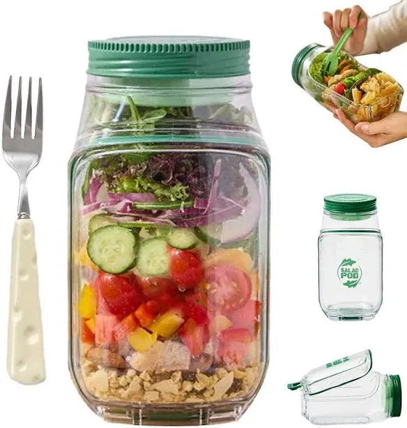 Portable salad container - Serenity eStore